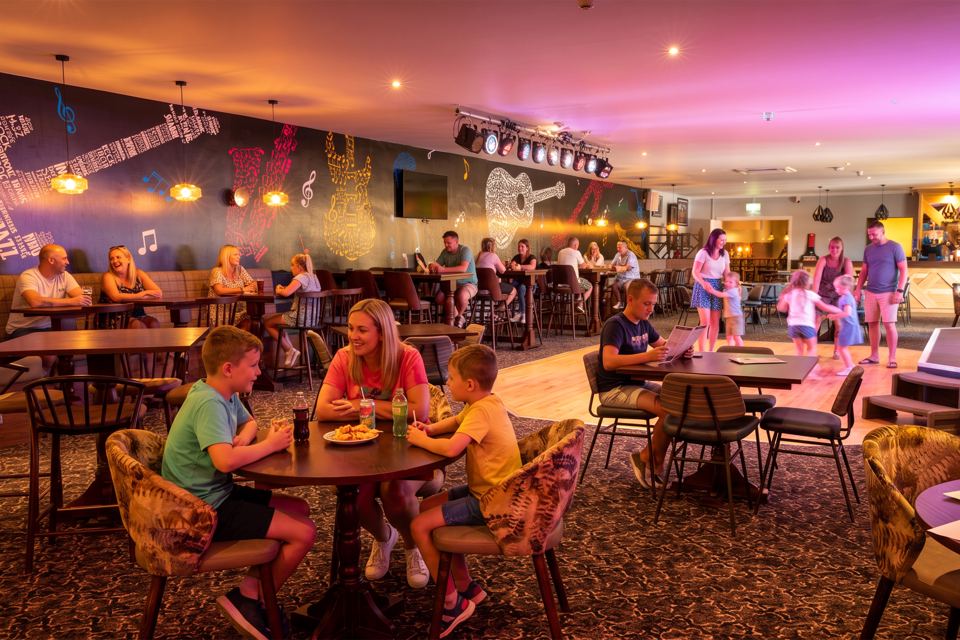 Bar and dining area