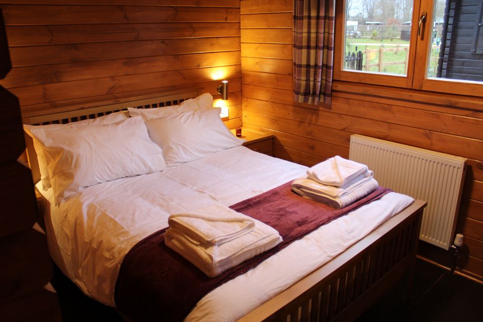 Double bedroom in a lodge