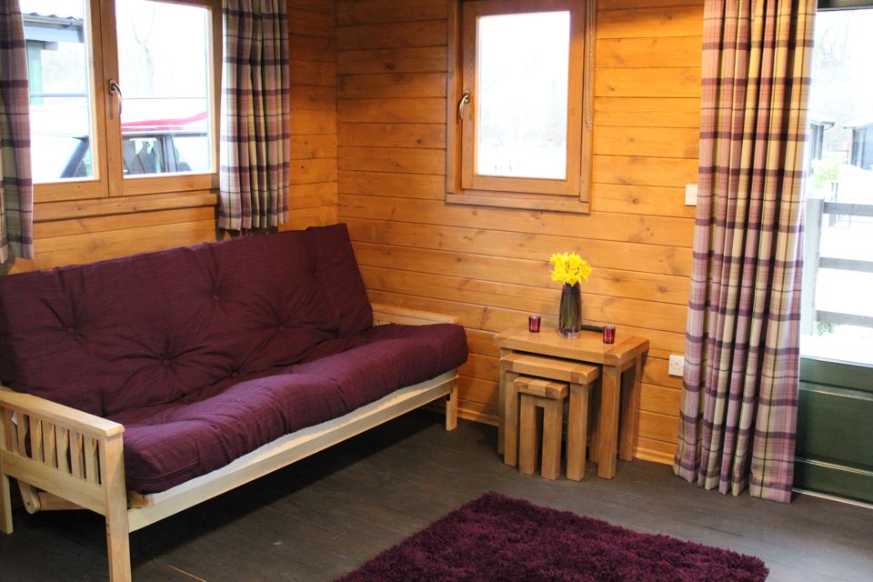 Lodge lounge with sofa bed
