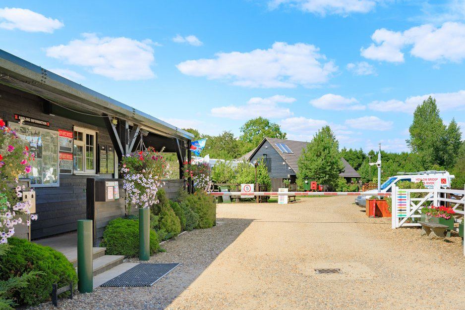 Reception and site entrance