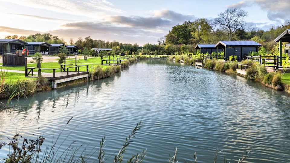 Fishing lake and cabins