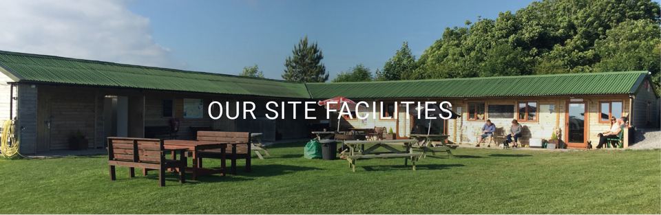 Facilities building and lawn
