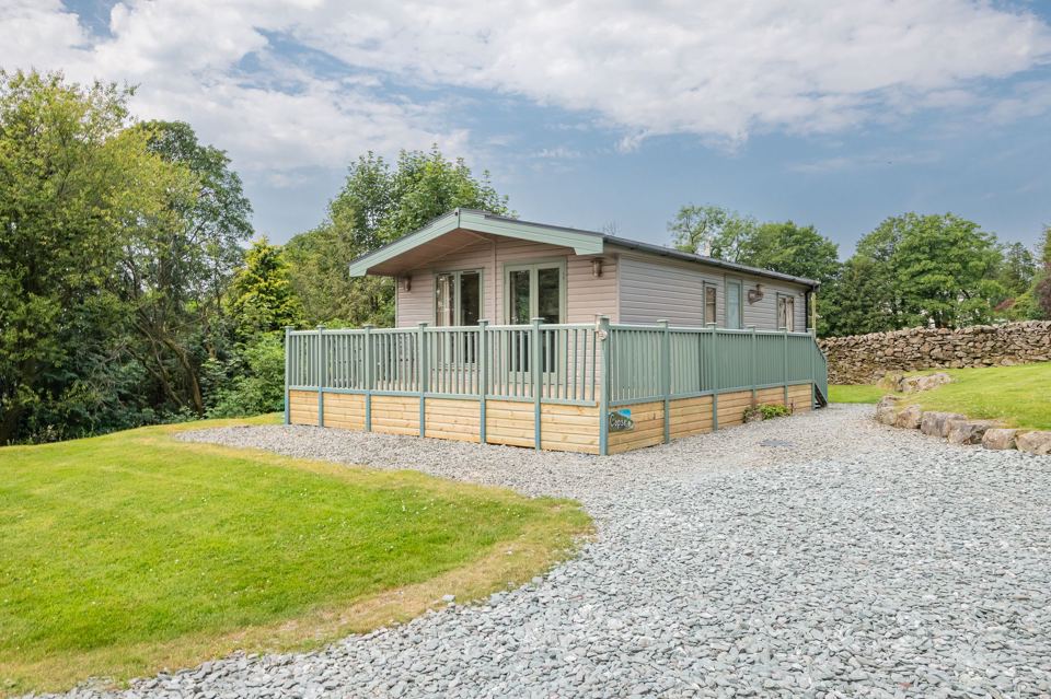Lodge and lawn
