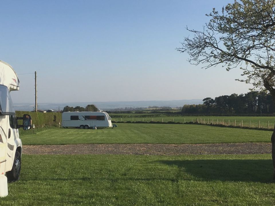 Van pitches with a view over Ryedale