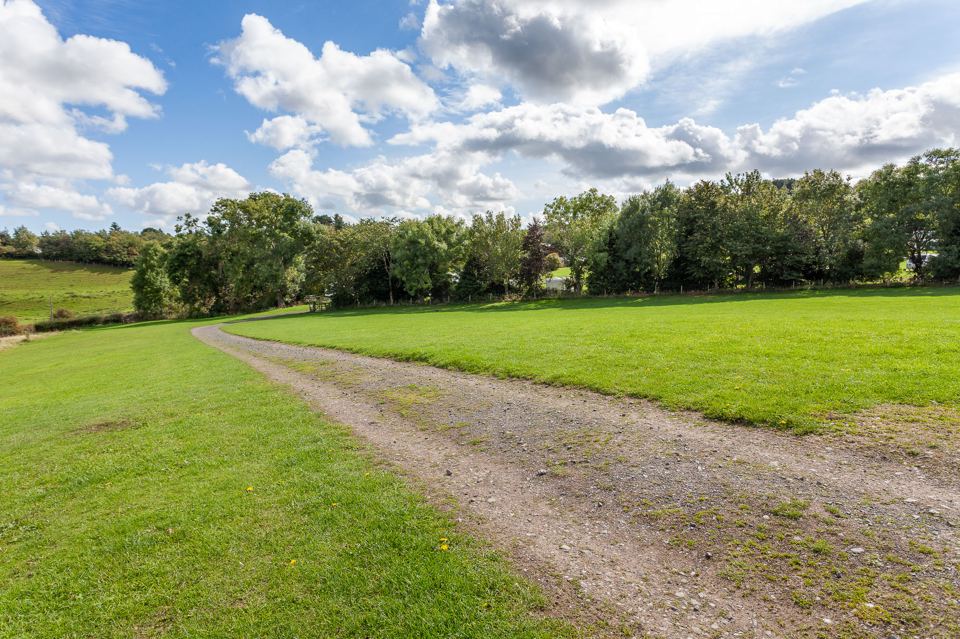Grass field and track