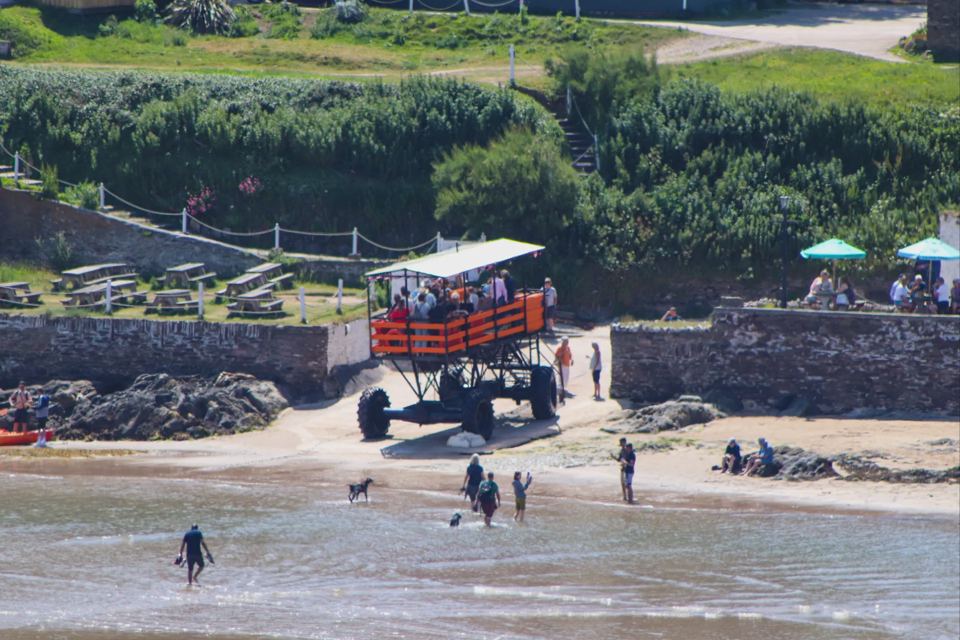 Sea tractor at Burgh Island