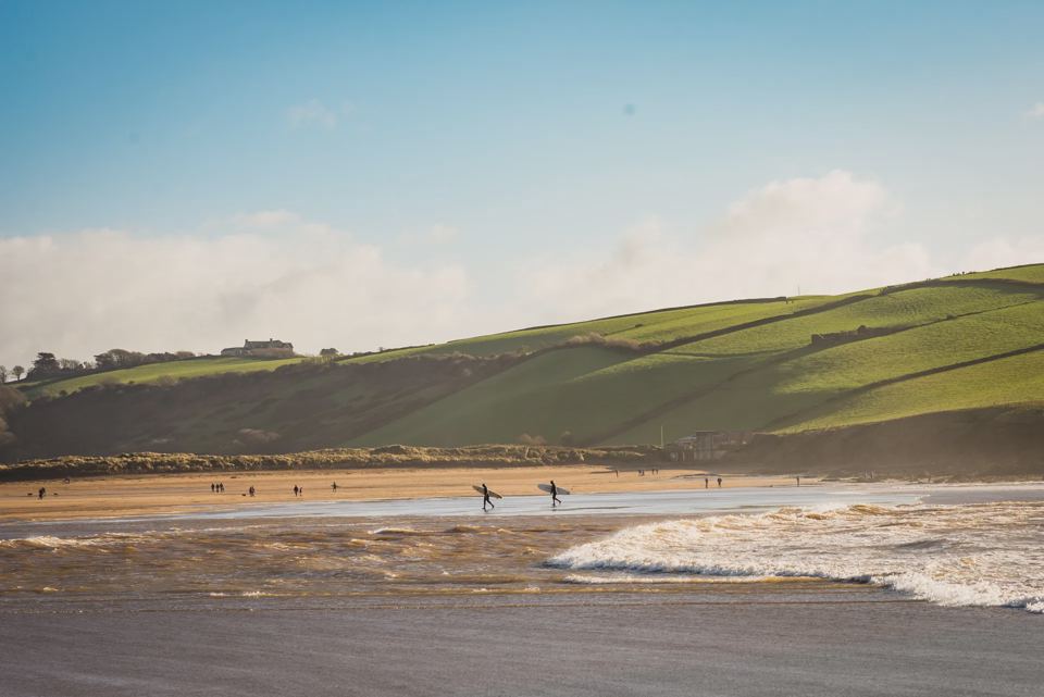 Surf at Bantham beach