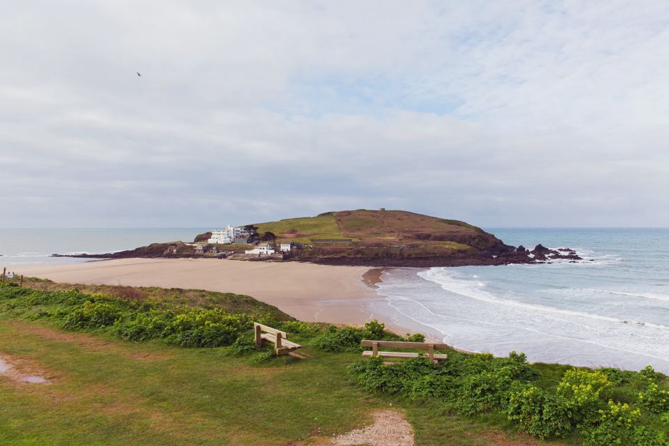Burgh Island from the headland