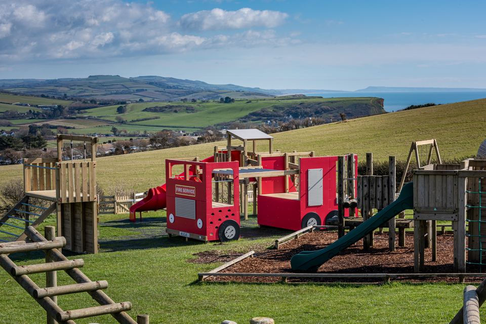 Fire engine adventure playground