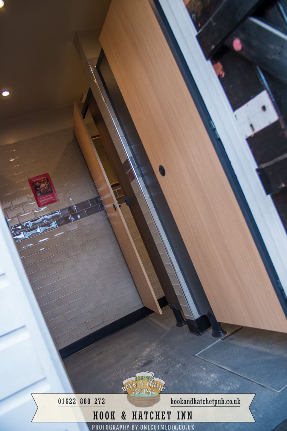 Shower room doorway