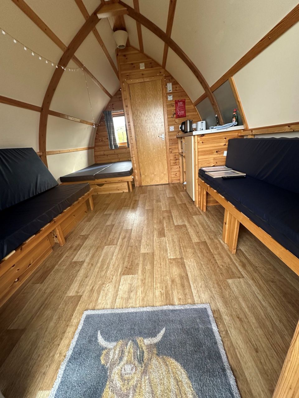 Inside a wigwam