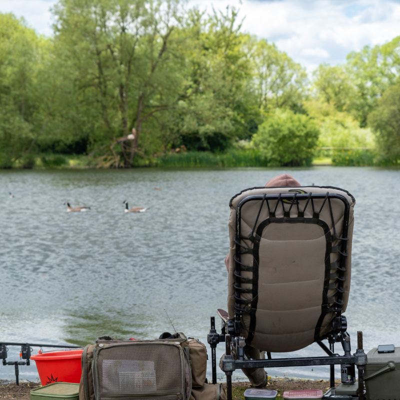 Fishing on the lake