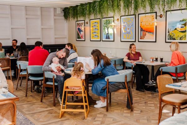 Cafe seating area
