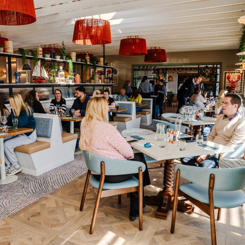 Brasserie dining area
