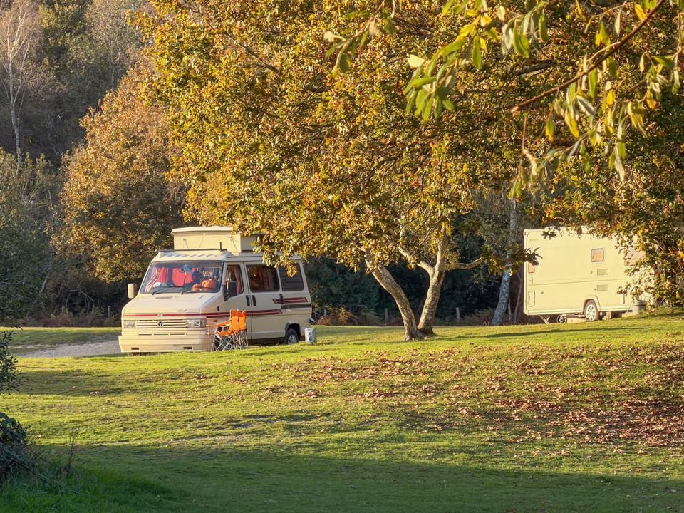 Campervan on the grass