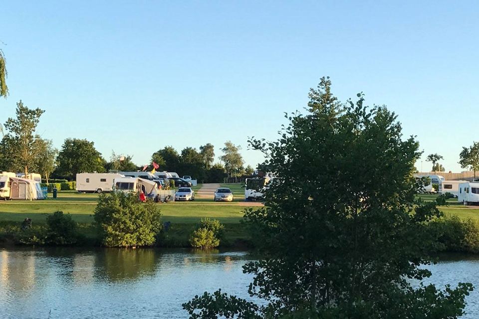 Pitches across the lake
