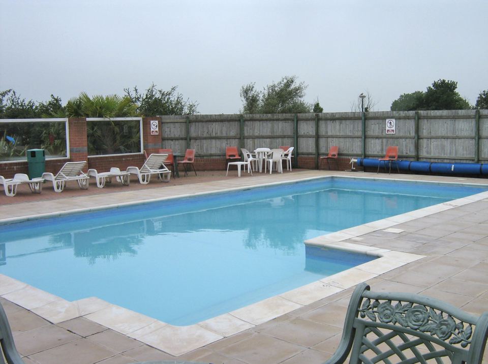 Outdoor pool at the clubhouse