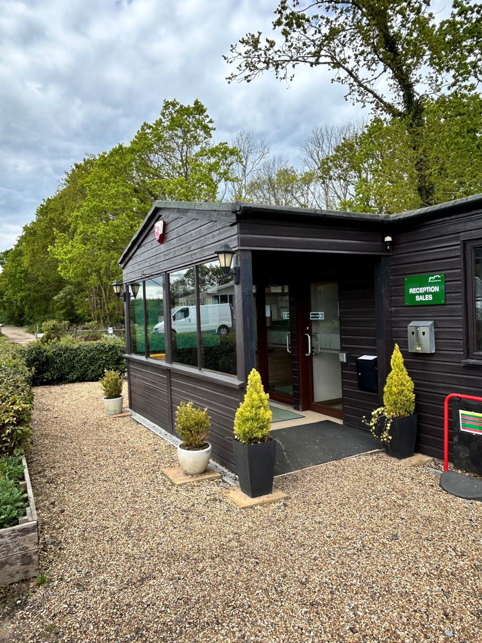 Reception building