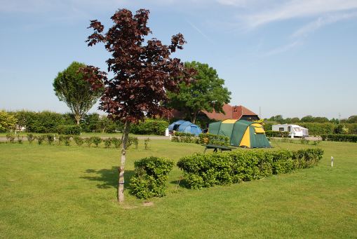 Tents across the field