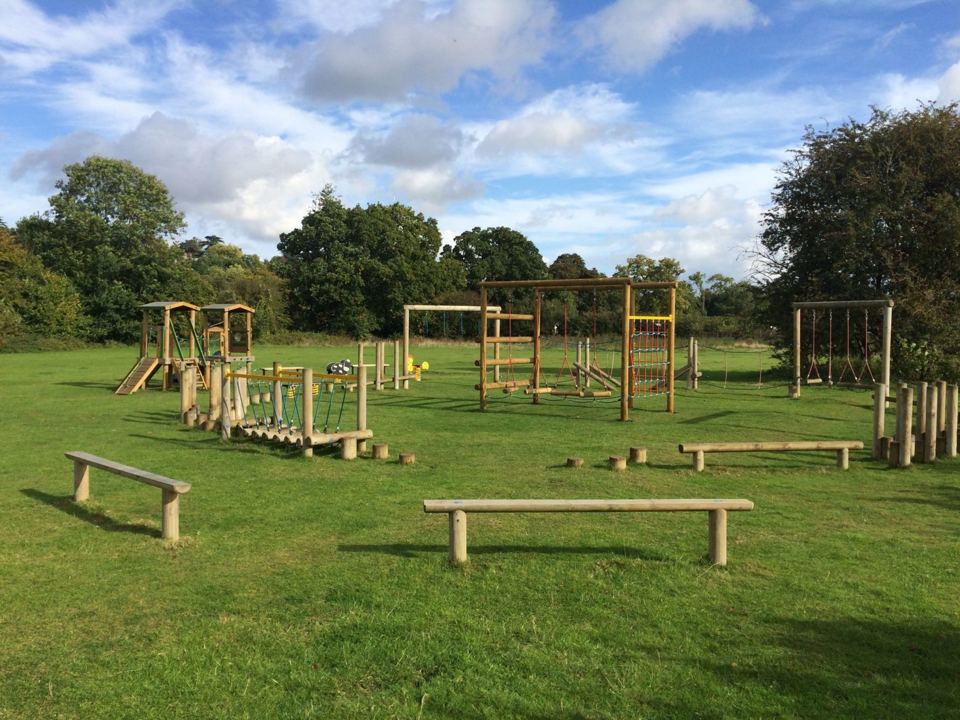 Adventure trail play area