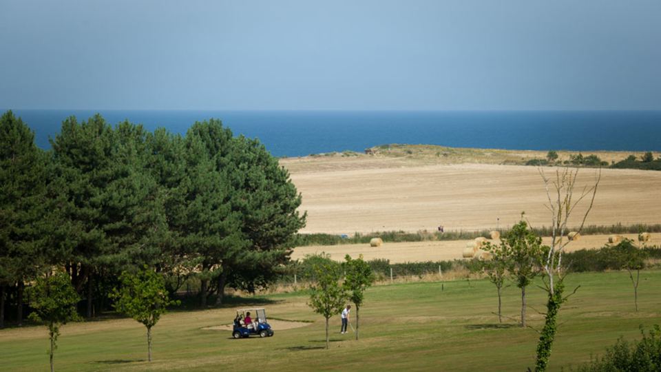 Fairway towards the sea