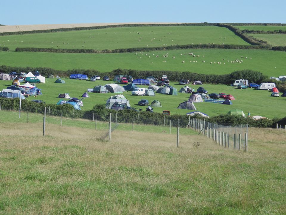 Tents across the field
