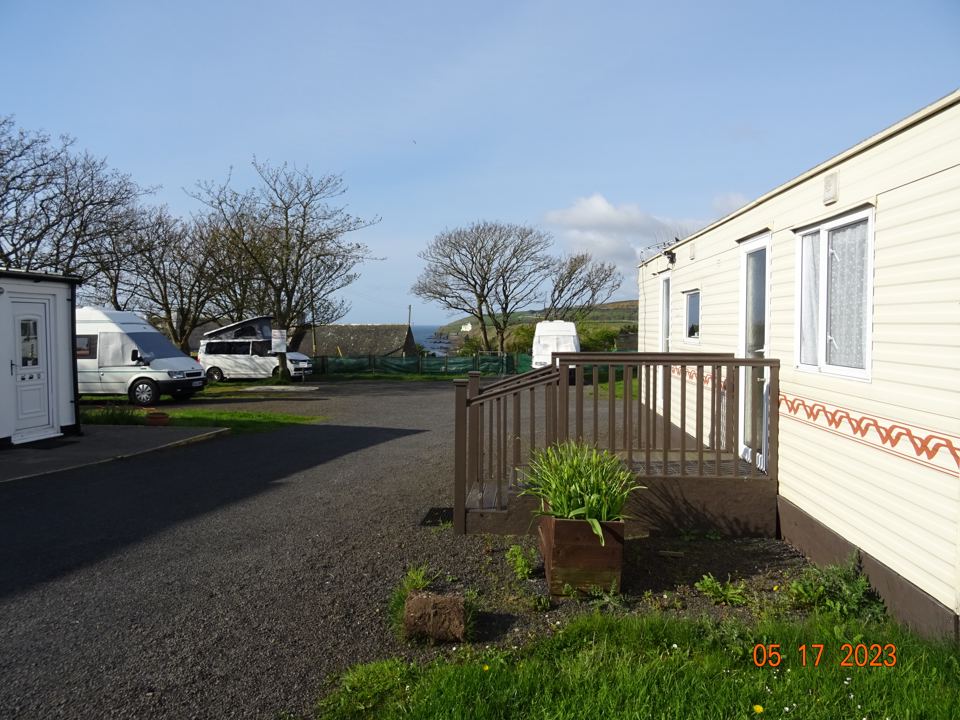 Holiday caravan and pitches