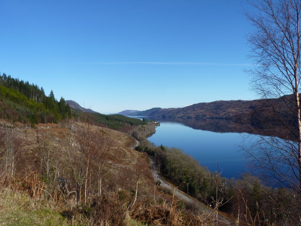 Loch Ness from the hillside