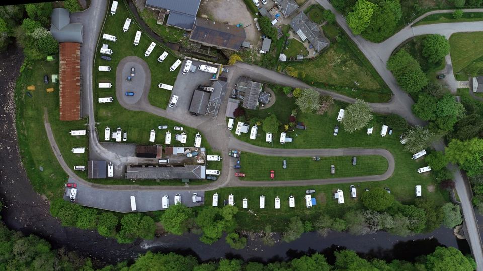 Aerial view of the whole park