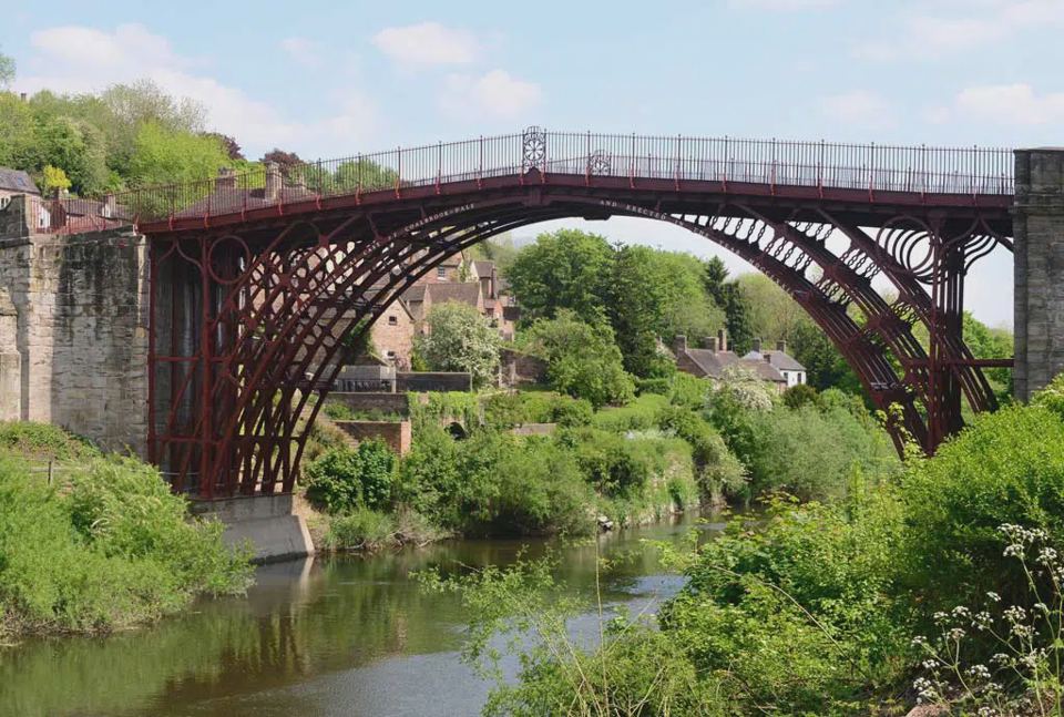 The Iron Bridge nearby
