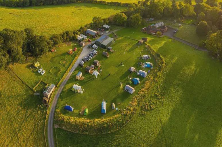 The site from above