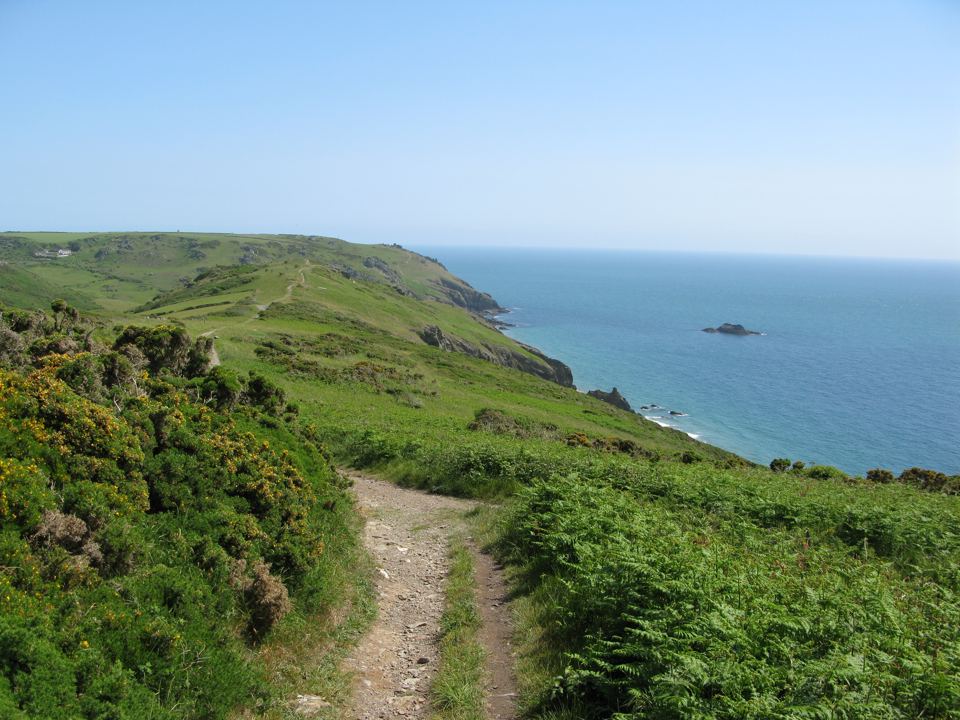Coast path on the headland
