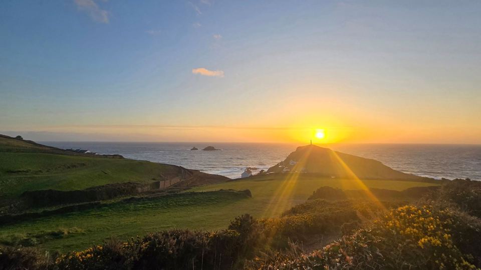 Sunset over Cape Cornwall