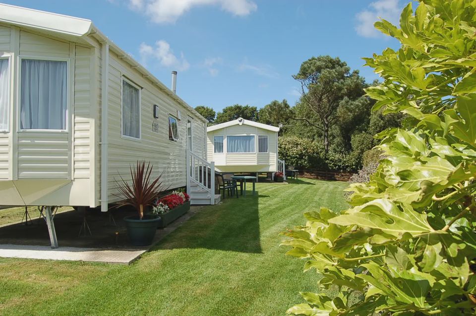 Holiday homes in the garden