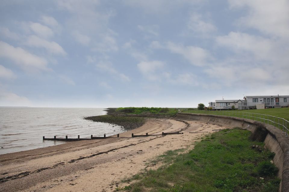 Estuary beach by the park