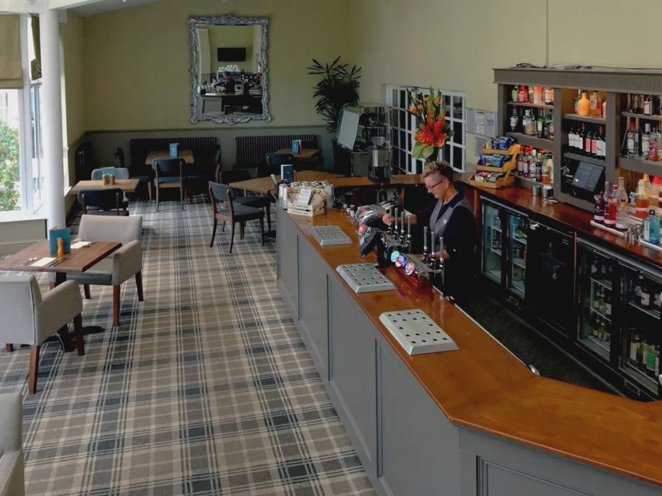 Bar at the hotel