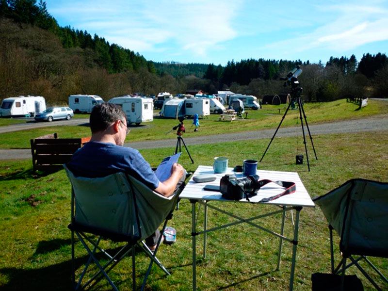 Touring pitches in the valley
