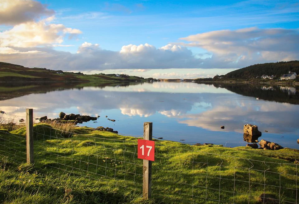 Lochside pitch beside the fence