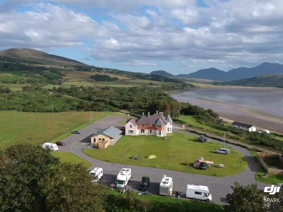 Site from above, by the Kyle