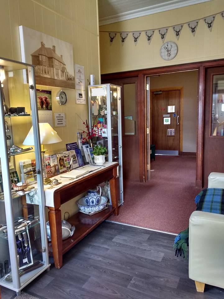 Shop and entrance hall