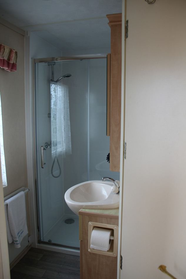 Caravan shower room