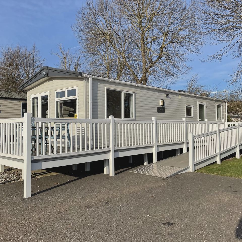 Caravan on the decking
