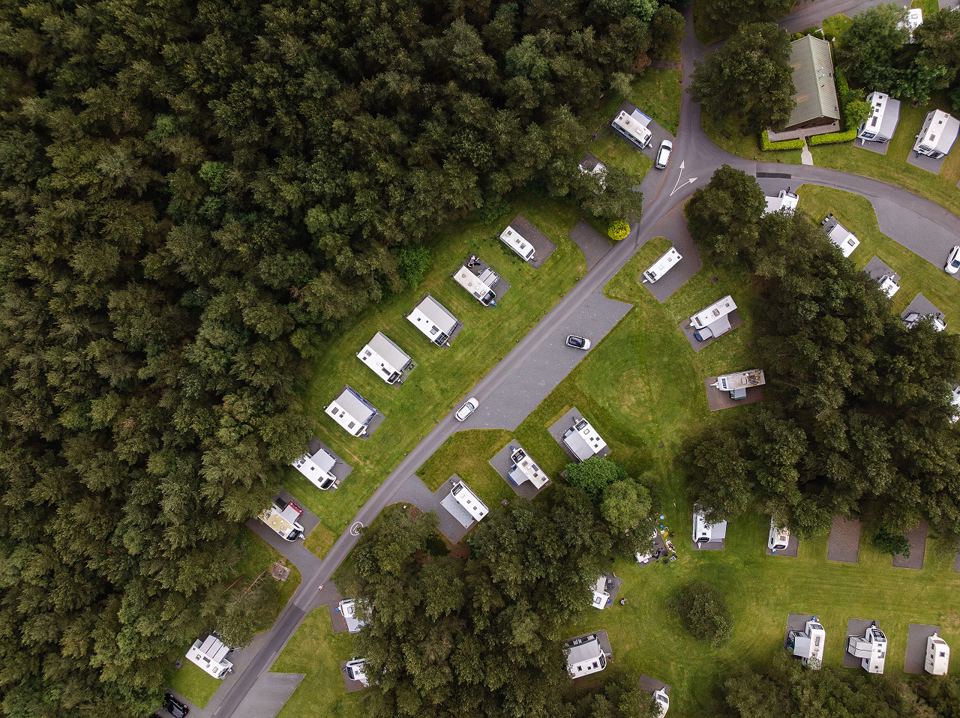 Site layout from above
