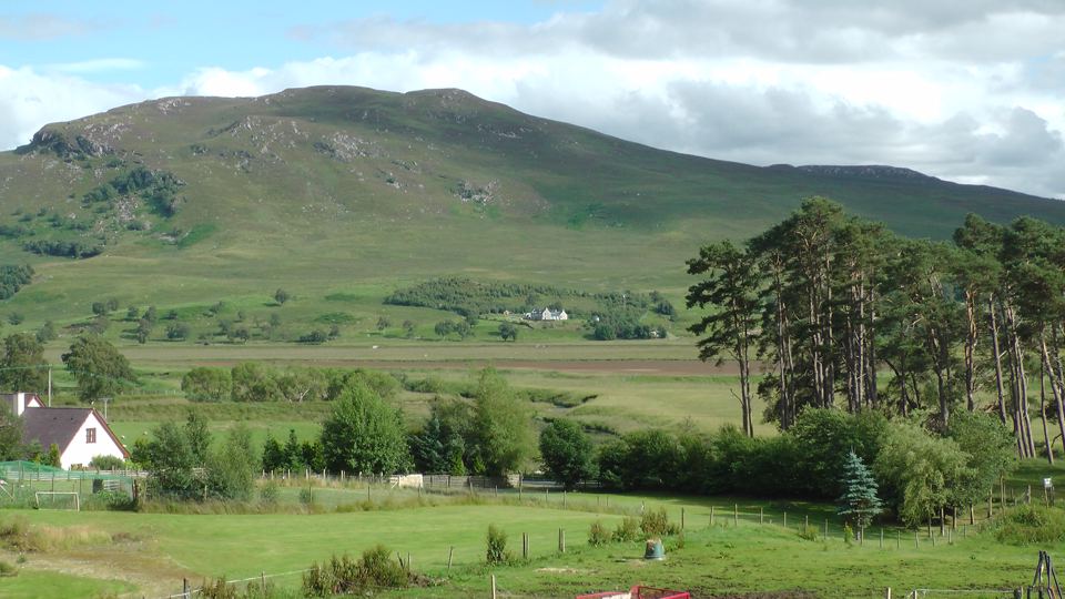 Hills across the valley
