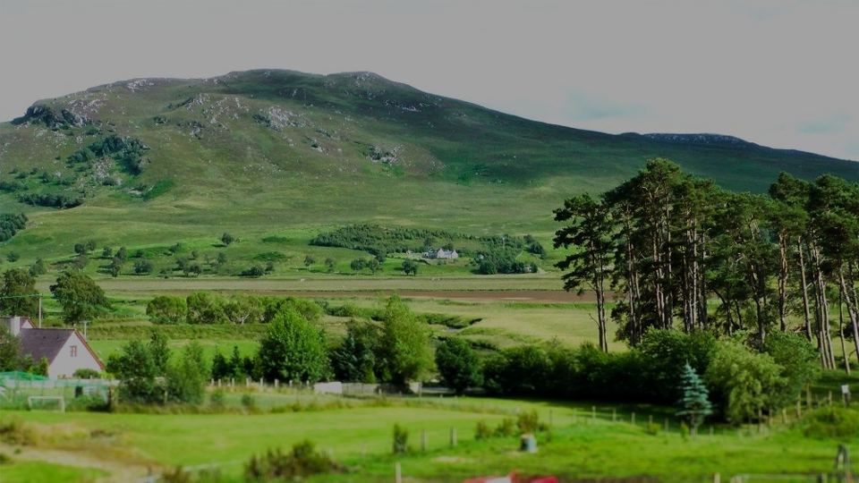 Laggan valley and hills