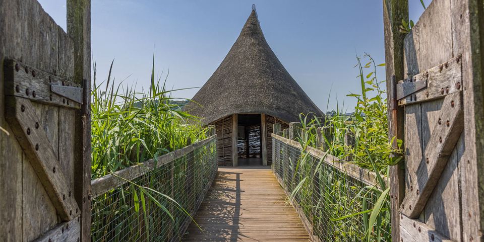 Crannog on Llangorse Lake