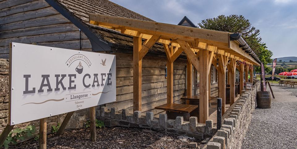 Lake Cafe covered seating