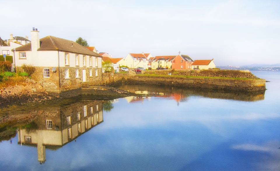 Tayport harbour and estuary