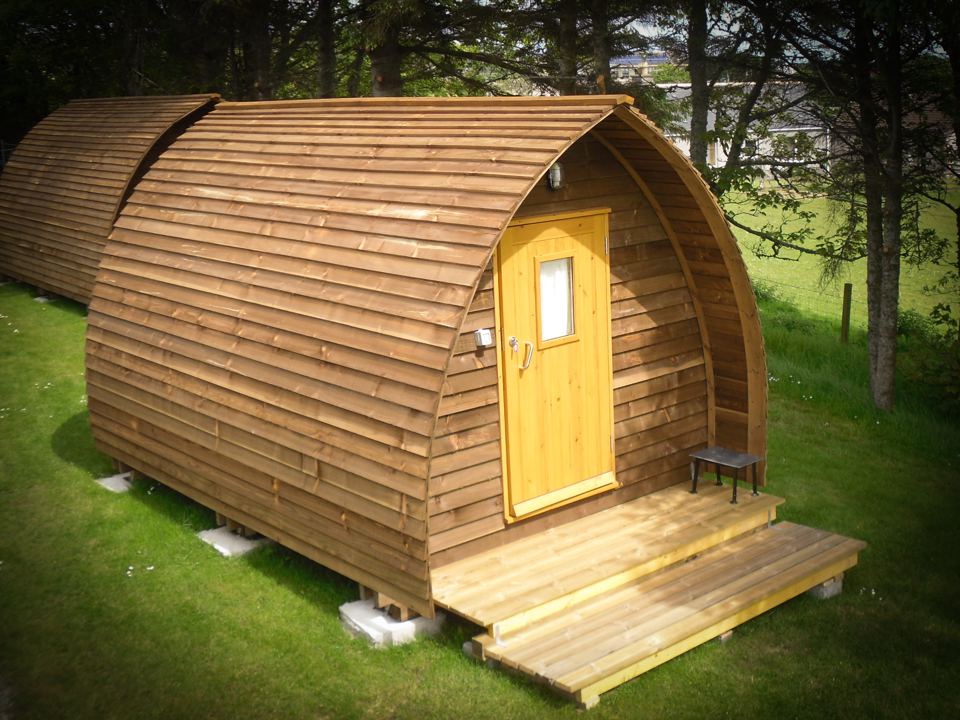 Wigwam camping pod