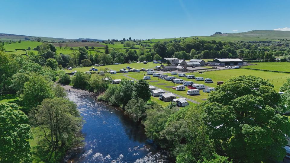 Park beside the River Tees